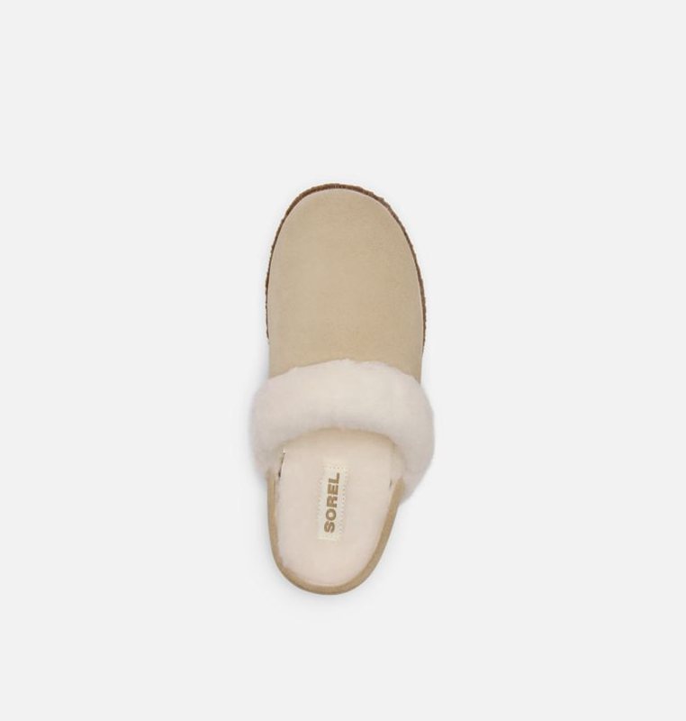 Womens Slippers Beige - Sorel Nakiska™ II - 265893-QMZ